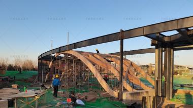 千樹(shù)承建河北園博園木結(jié)構(gòu)建筑在建中，敬請(qǐng)期待成品！